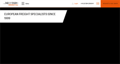 Desktop Screenshot of jordonfreight.com